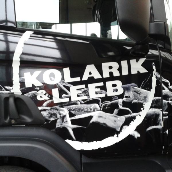 Beschriftung Fahrerkabine